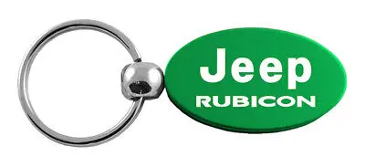 Jeep Rubicon Oval Key Ring (Black) 1