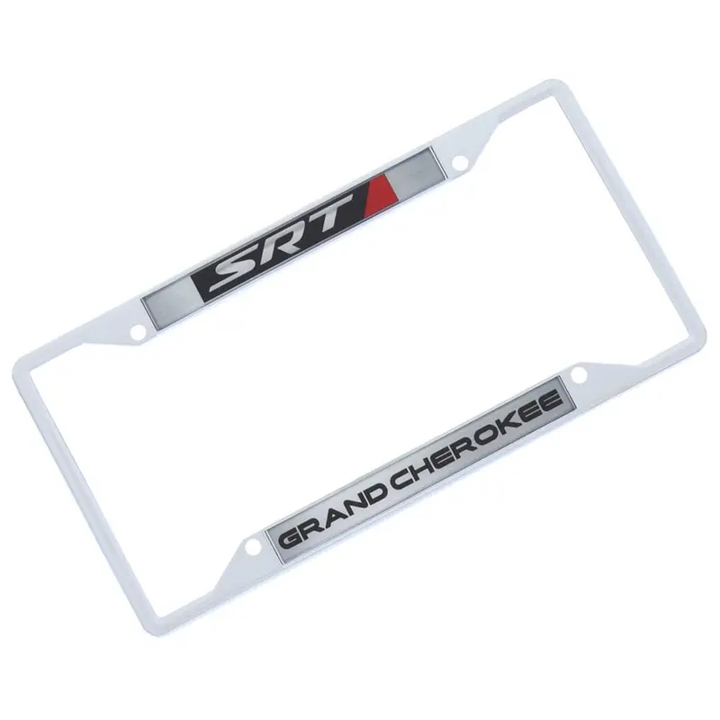 Jeep Srt Grand Cherokee License Plate Frame (Chrome) 1