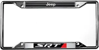 Jeep Srt License Plate Frame (Black) 1