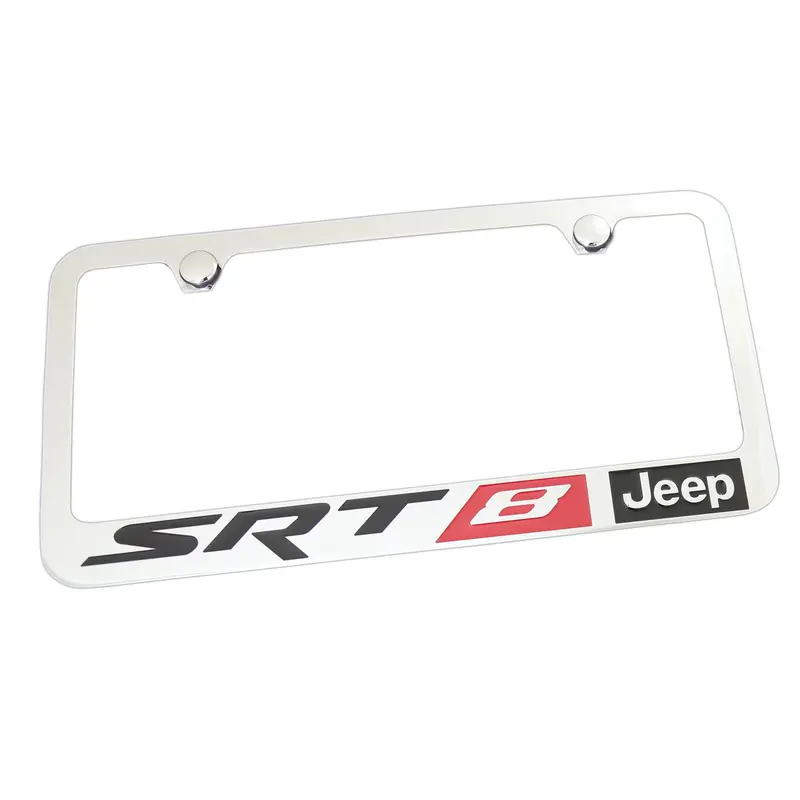 Jeep Srt8 License Plate Frame (Chrome) 1