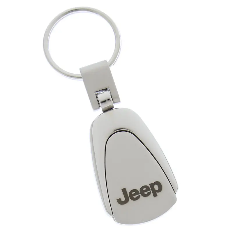 Jeep Tear Drop Key Chain (Chrome) 1