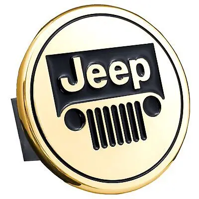 Jeep Trailer Hitch Plug (Gold) 1
