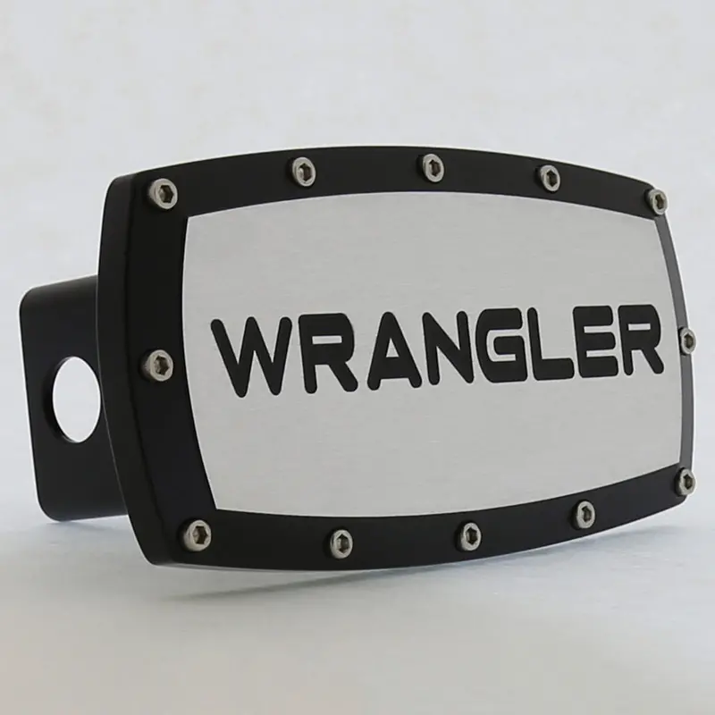 Jeep Wrangler Hitch Cover (Black) 1