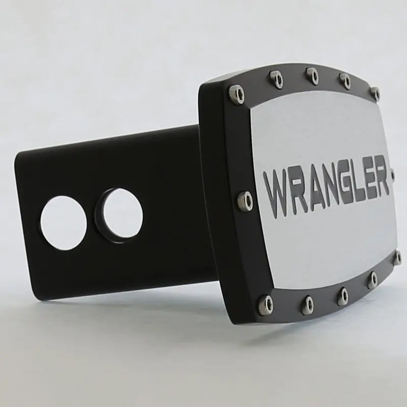 Jeep Wrangler Hitch Cover (Black) 2