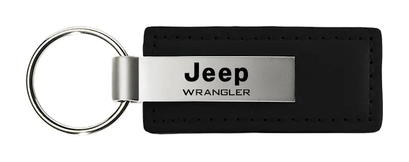 Jeep Wrangler Leather Keychain 3
