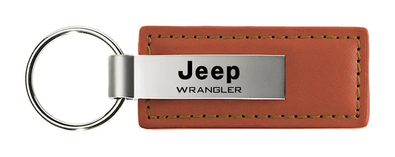 Jeep Wrangler Leather Keychain 3