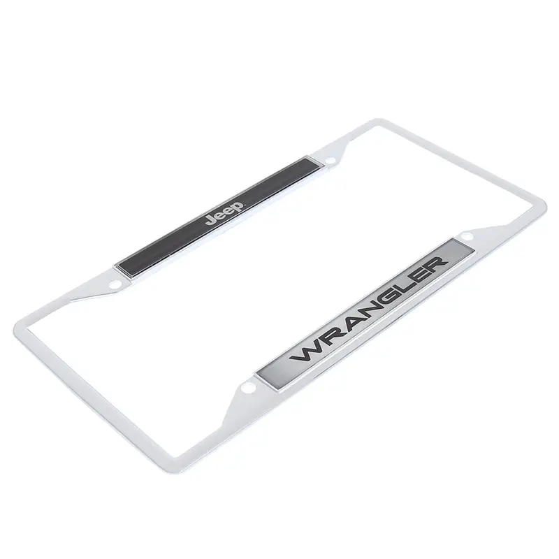 Jeep Wrangler License Plate Frame (Black) 2