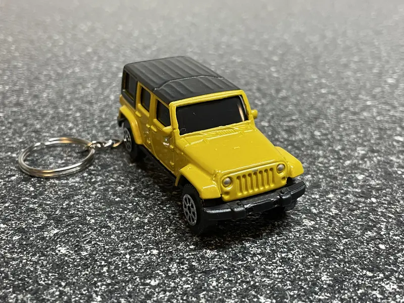 Jeep Wrangler Unlimited Keychain Diecast Car Hot Wheels Matchbox 1