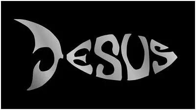 Jesus Carbon Steel License Plate (Black) 1