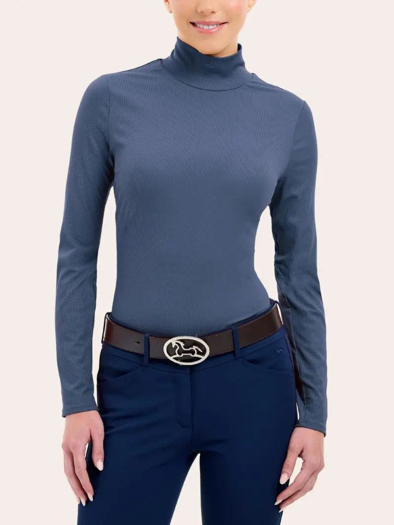 Joelle Mock Neck Shirt 1