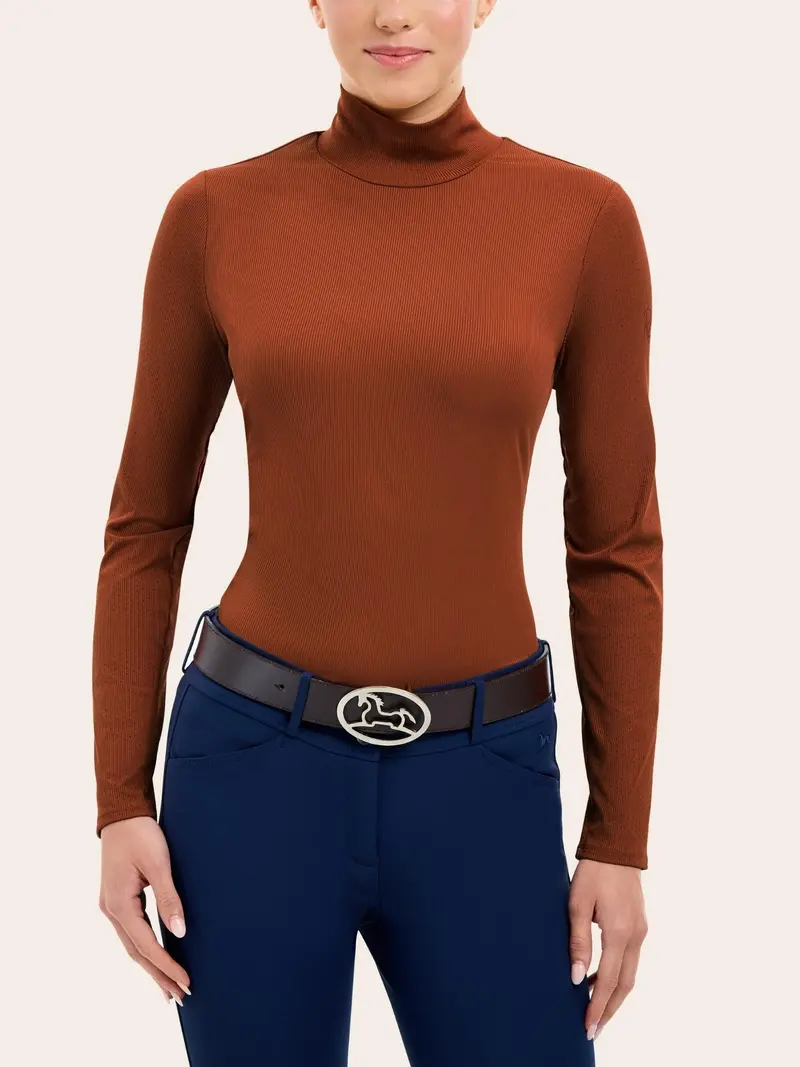 Joelle Mock Neck Shirt 1