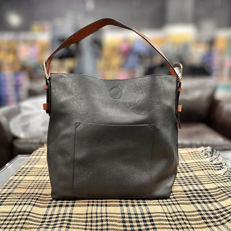 Joy Susan Hobo With Cedar Handle Handbag 1