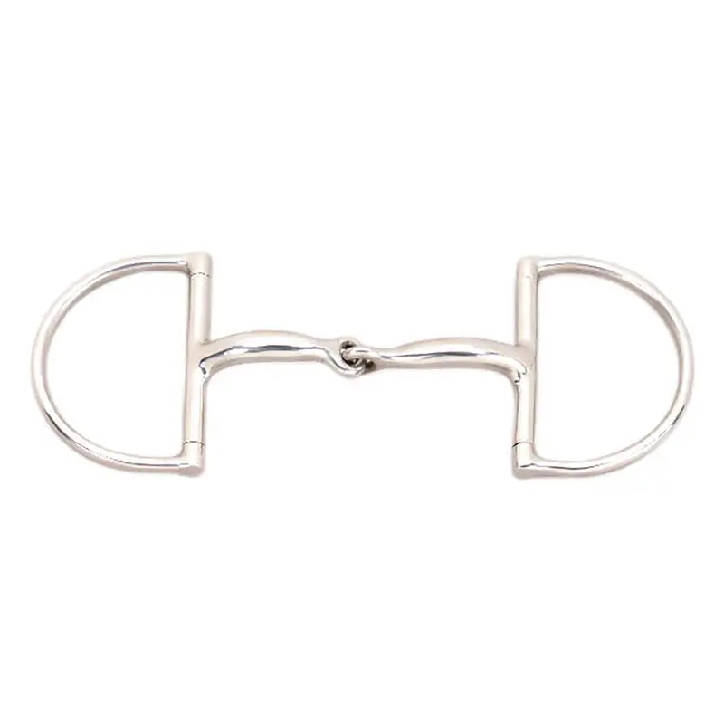 Jp Korsteel Stainless Steel Hunter Dee Ring Snaffle Bit 1