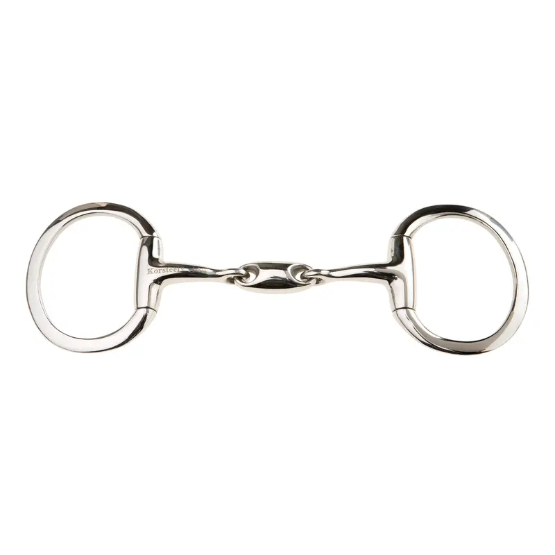 Jp Korsteel Stainless Steel Oval Link Eggbutt Snaffle Bit 1
