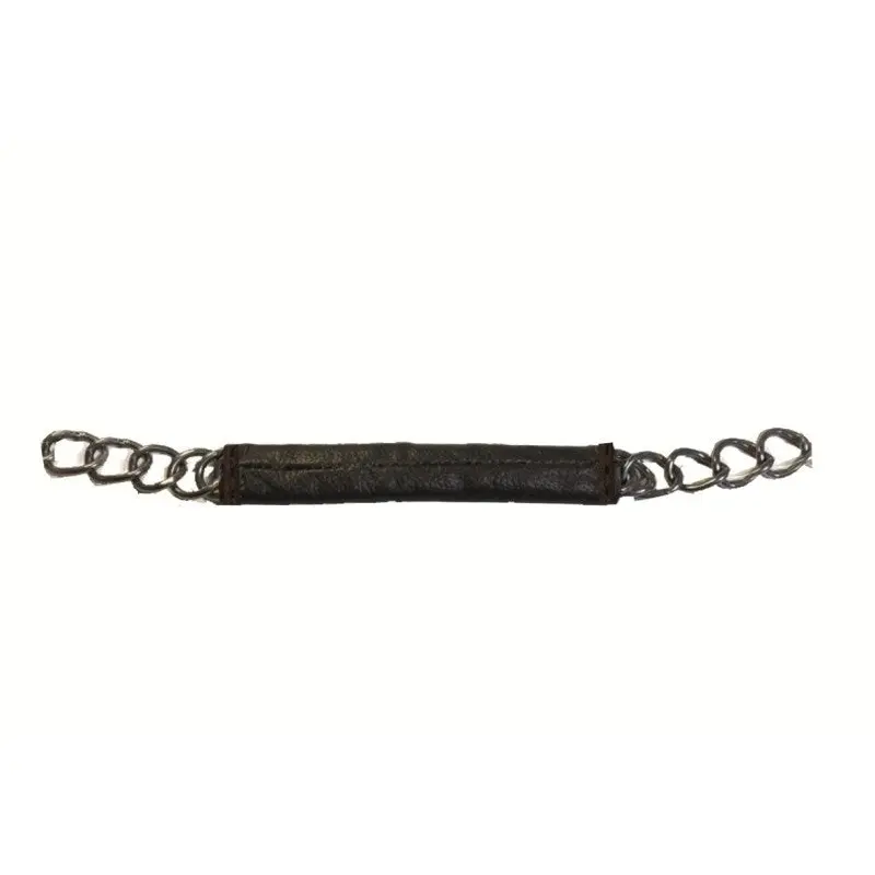 Jump'in Leather Covered Curb Chain 1
