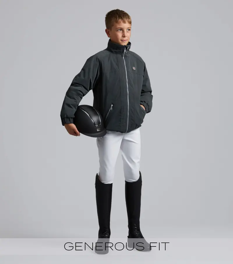 Junior Pro Rider Unisex Riding Jacket Anthracite Grey 2