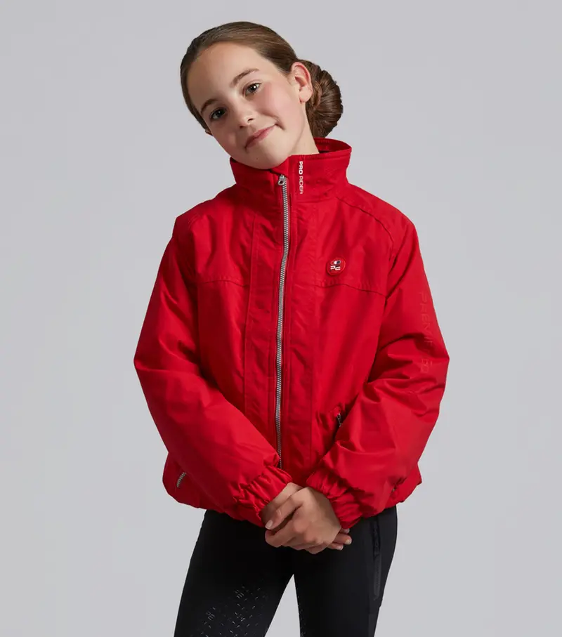 Junior Pro Rider Unisex Riding Jacket Red 1