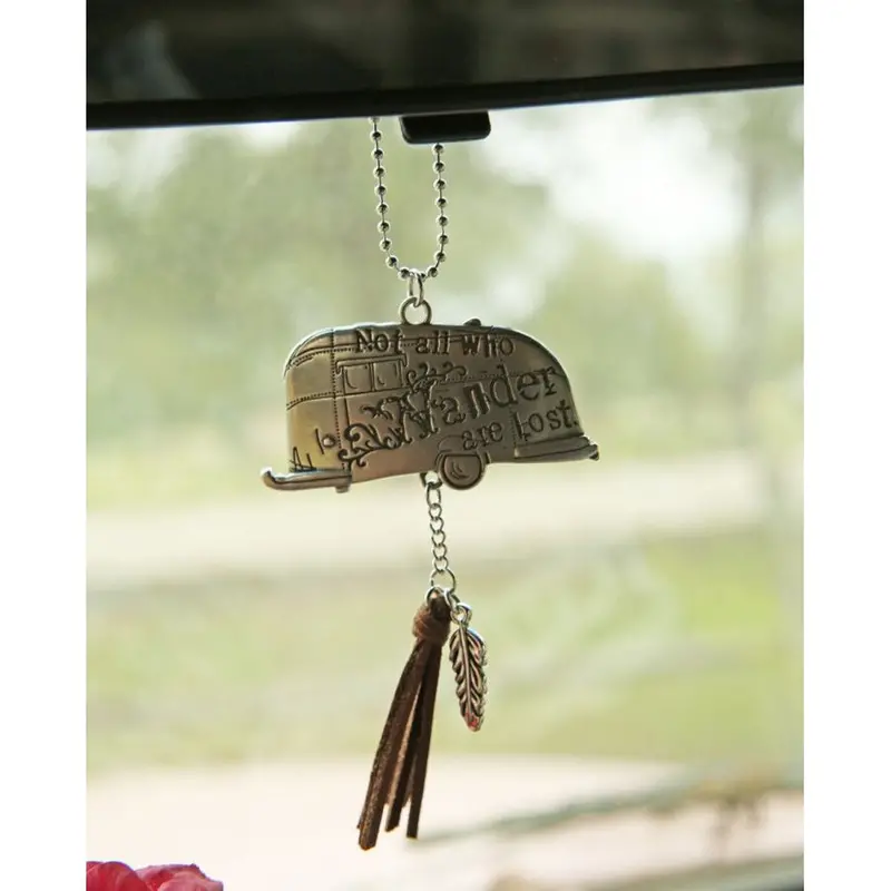 Junk Gypsy Not All Who Wander Car Charm 1