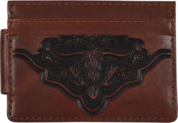 Justin Steerhead Slim Card Wallet 1