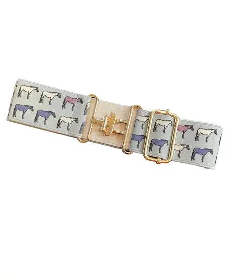 Kathryn Lily Adjustable Equestrian Belt with Blanket Buckle