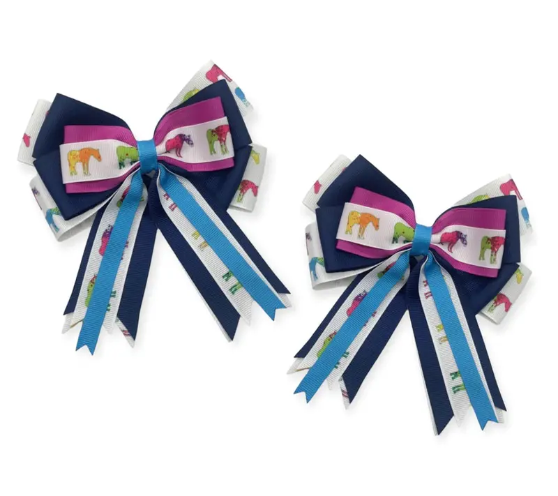 Kathryn Lily Equestrian Piggies Show Bows 10