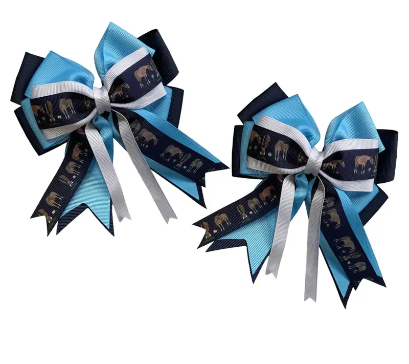 Kathryn Lily Equestrian Piggies Show Bows 12