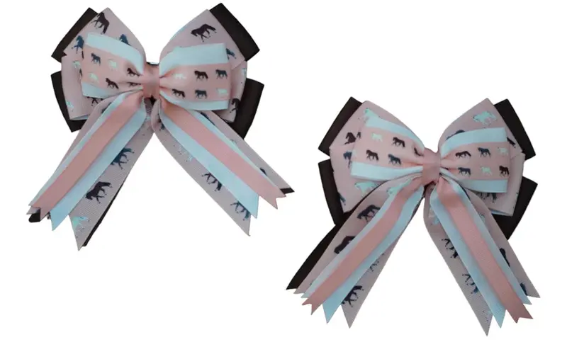 Kathryn Lily Equestrian Piggies Show Bows 14