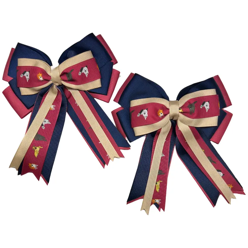 Kathryn Lily Equestrian Piggies Show Bows 14