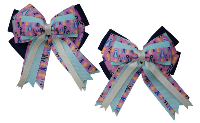 Kathryn Lily Equestrian Piggies Show Bows 16