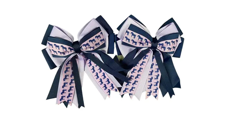 Kathryn Lily Equestrian Piggies Show Bows 7