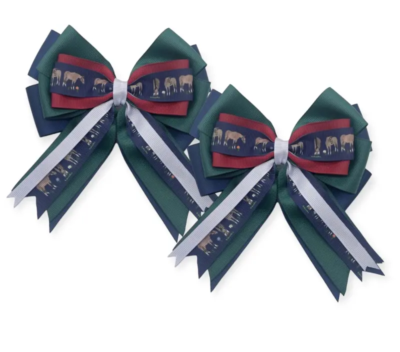 Kathryn Lily Equestrian Piggies Show Bows 9