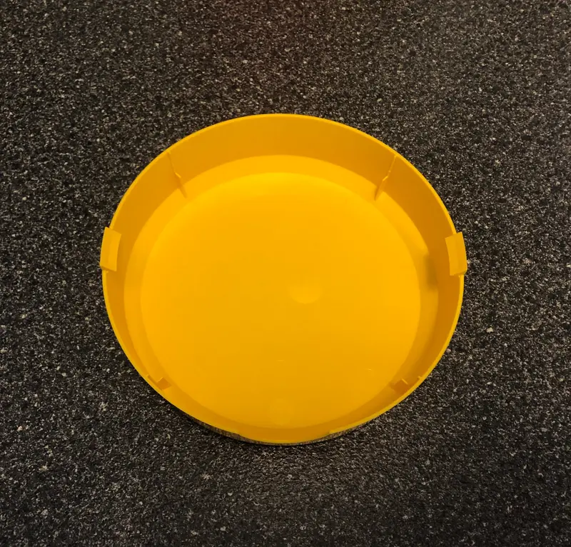 Kc Daylighter Nissan Hard Light Cover Yellow W/ Black Decals 6" Round Hilites Custom 2