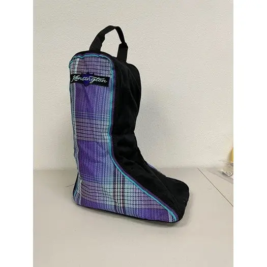 Kensington Padded Short Boot Bag-Lavender Mint 1