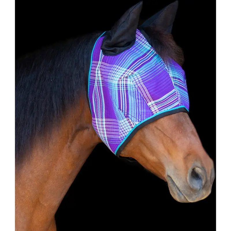 Kensington Signature Fly Mask With Ears-Lavender Mint 1