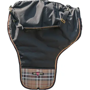 Kensington Signature Padded Western Saddle Carry Bag-Deluxe Black 1