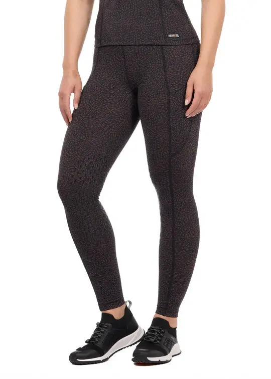 Kerrits Ladies Printed Knee Patch Pocket Tights 1