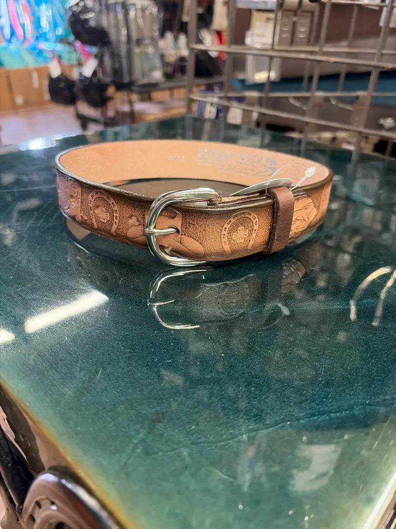 Kids Cowboy Name Belt 1