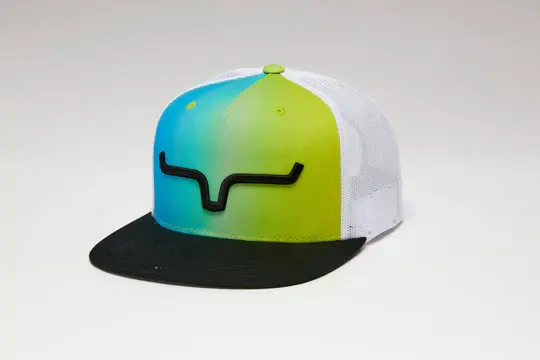 Kimes Ranch Blue And Green Wildstyle Weekly Hat 1