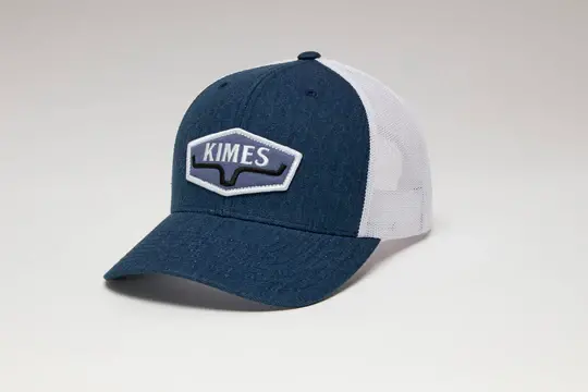 Kimes Ranch Blue Box Spring Trucker Hat 1
