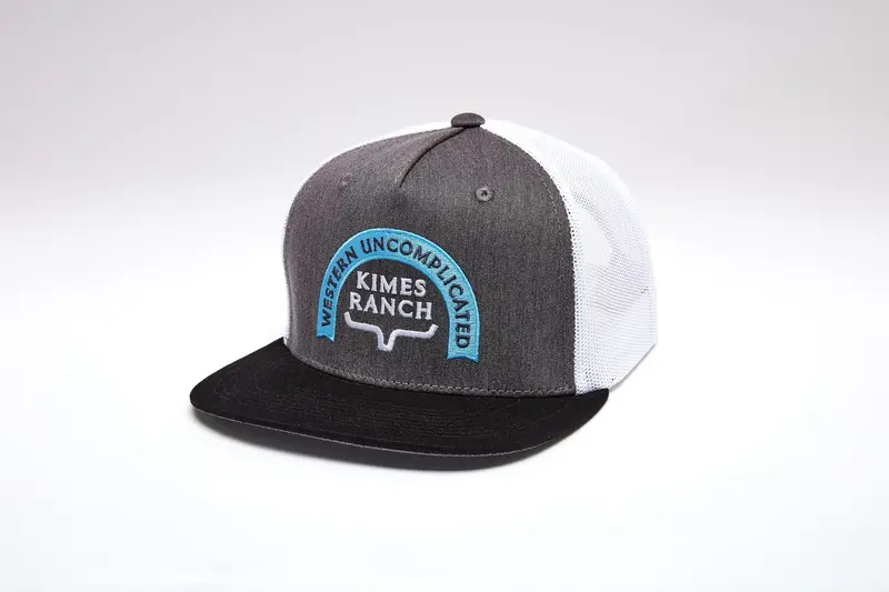 Kimes Ranch Charcoal Heather Newbery Ball Cap 1