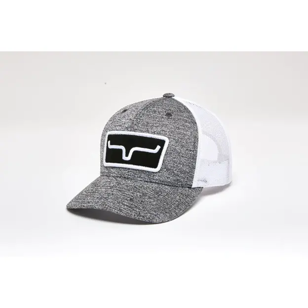 Kimes Ranch Grey Heather The Cutter Trucker Hat 1