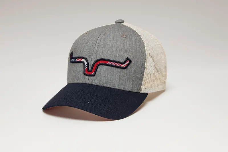 Kimes Ranch Heather Grey Anson Trucker Hat 1