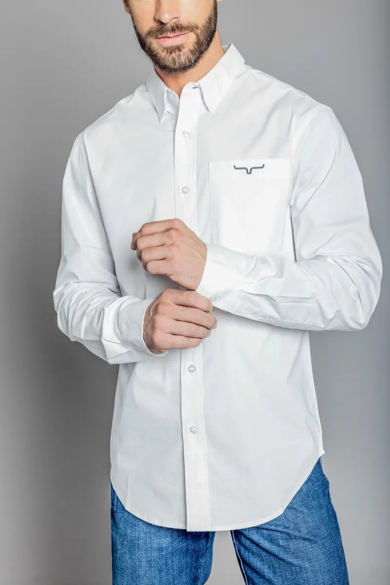 Kimes Ranch Men's White Team Shirt 3