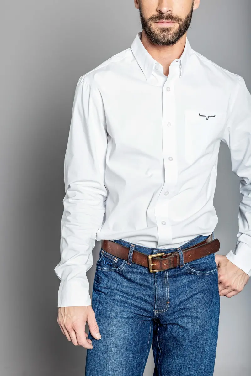 Kimes Ranch Men's White Team Shirt 4