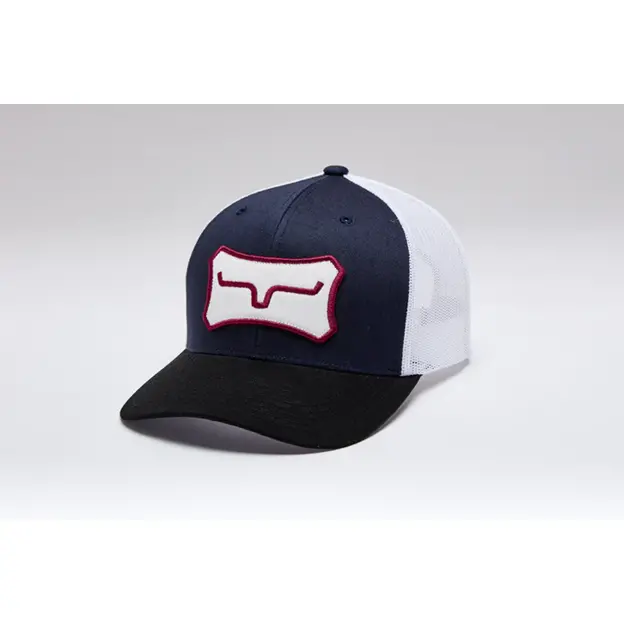 Kimes Ranch Navy Boneyard Trucker Hat 1