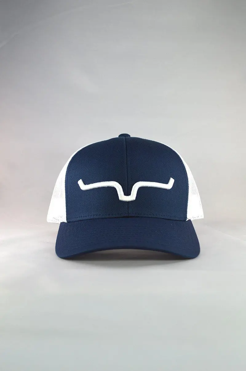Kimes Ranch Weekly Trucker Navy/White 1