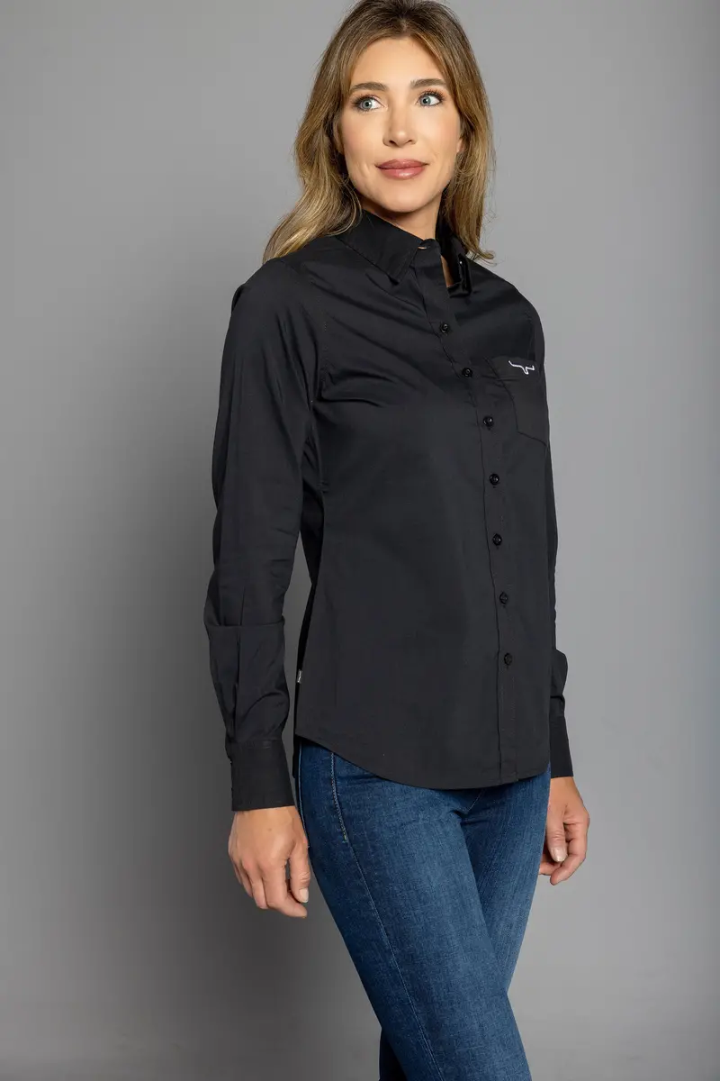 Kimes Ranch Women's Black Long Team Shirt 2