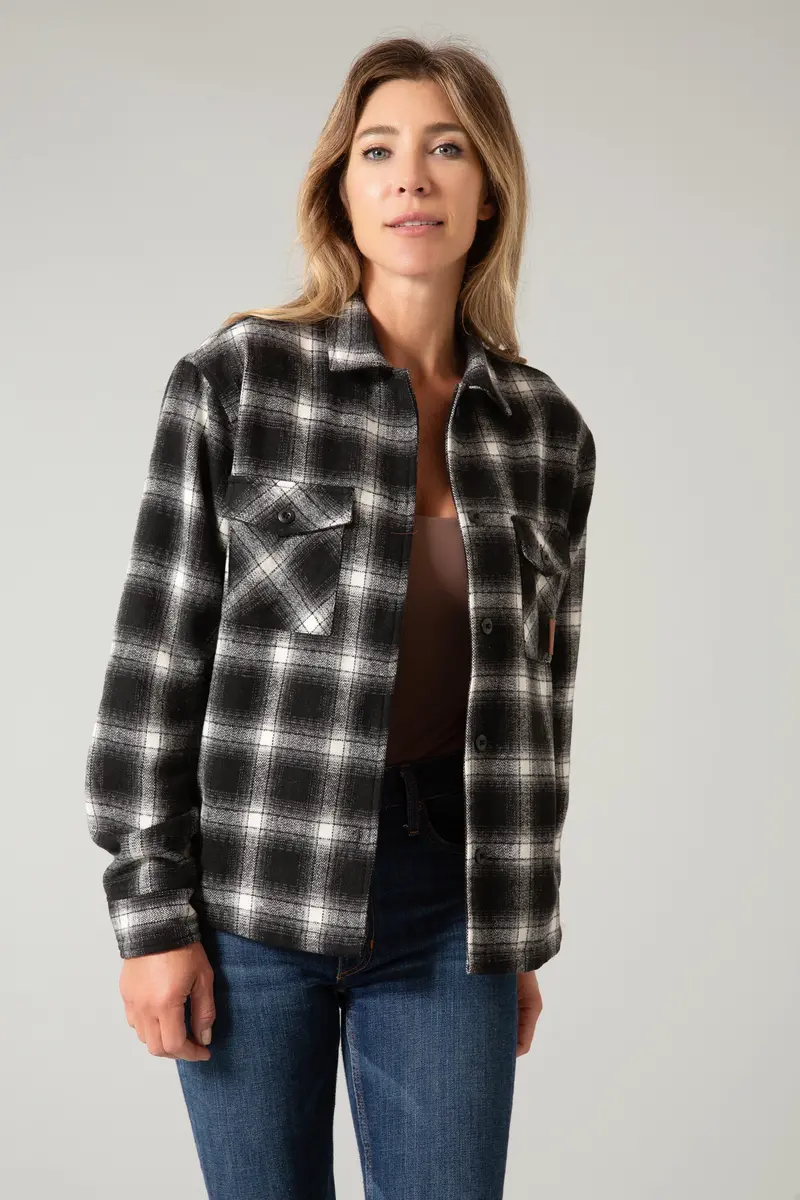 Kimes Ranch Women's Black Spokane Shirt Jacket 2