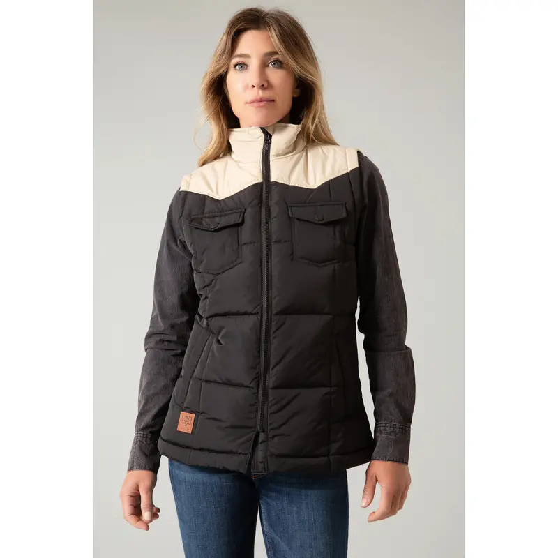 Kimes Ranch Women's Black Wyldfire Vest 1