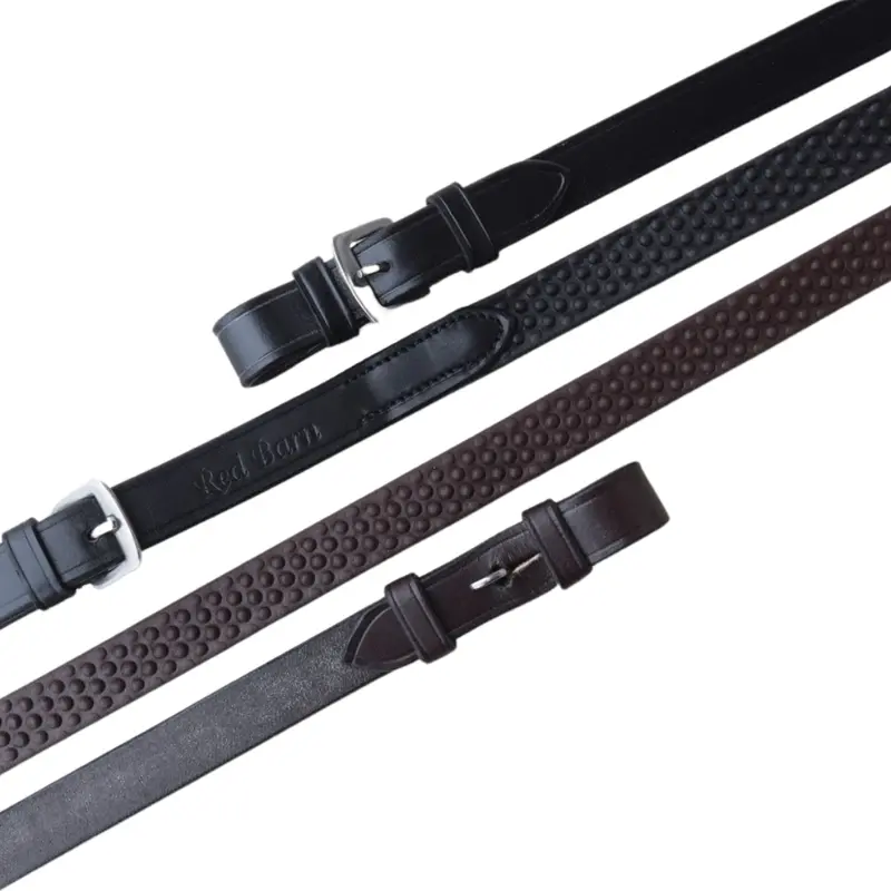 Kl Select Black Oak Rubber Grip Reins 1